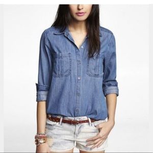 EXPRESS Chambray Shirt